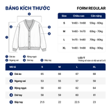 Áo Khoác Nỉ Cardigan Nam Corwin Form Regular