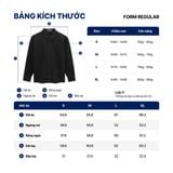 Áo Khoác Sơ Mi Nam Tay Dài Denim Dark Grey Form Regular