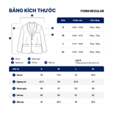 Áo Blazer Nam Versa Regular Vải Twill Form Regular