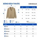 Áo Len Nam Cardigan Basic Thêu Logo