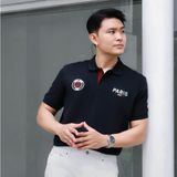 Áo Polo Nam Hoạ Tiết Paris Form Regular