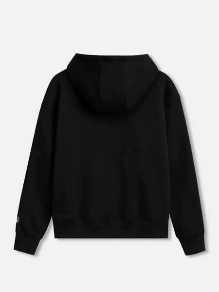 Áo Hoodie Nam Rubber Nỉ Cào Bông Form Loose