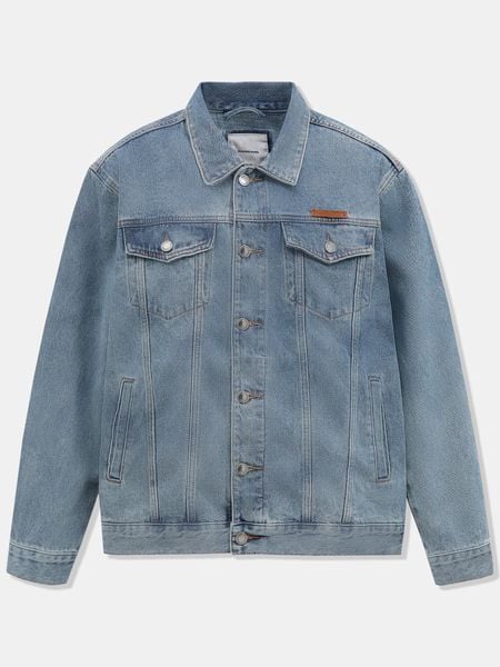 Áo Khoác Jean Nam Drafting All Black Basic Form Regular