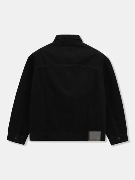 Áo Khoác Jean Nam ICON105 Lightweight Black Form Loose