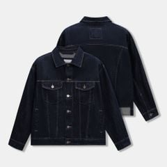Áo Khoác Jean Nam Siêu Nhẹ ICON105 Lightweight Indigo Form Loose