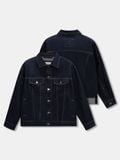 Áo Khoác Jean Nam Siêu Nhẹ ICON105 Lightweight Indigo Form Loose