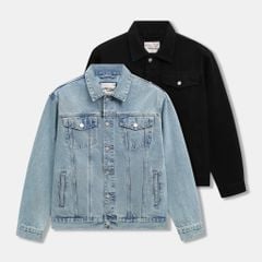 Áo Khoác Jean Nam Trucker Steel Mark Form Regular