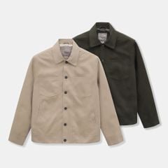 Áo Khoác Kaki Nam Core Gear Form Regular