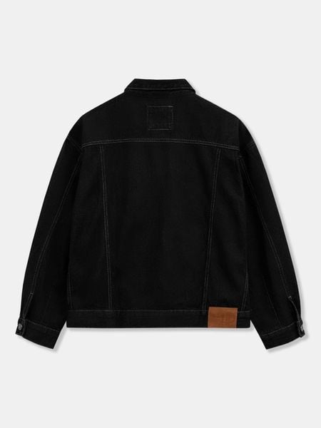 Áo Khoác Nam Denim Dust Black Trucker Form Loose