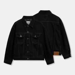 Áo Khoác Nam Denim Dust Black Trucker Form Loose