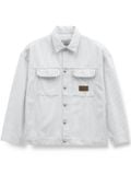 Áo Khoác Nam Denim Sọc Thêu Chữ Sundaze Rush Form Relax