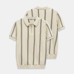 Áo Polo Len Nam Downtown Stripe Form Regular