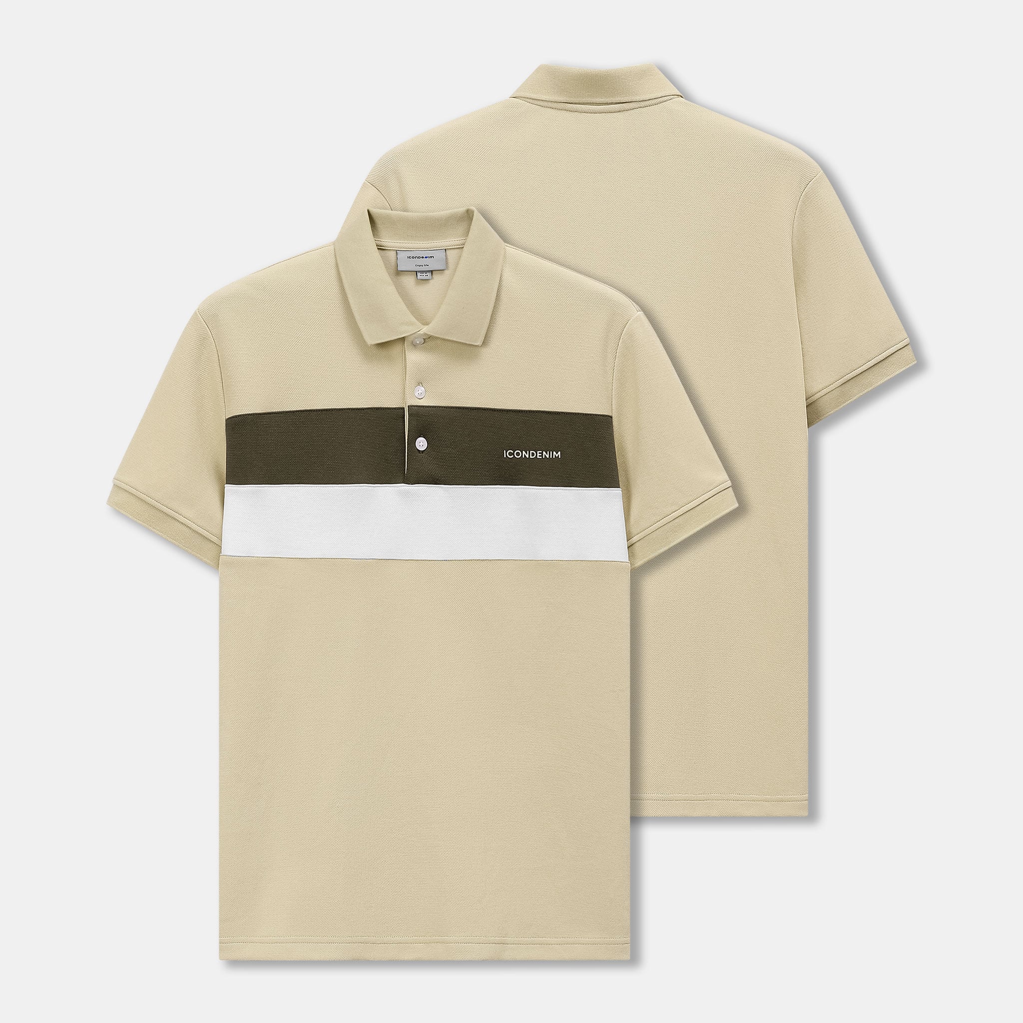 Áo Polo Nam Arctic Stripe Form Regular