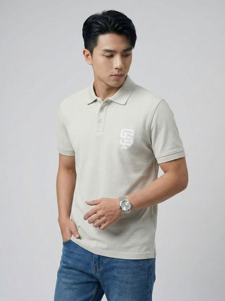 Áo Polo Nam Classic City Cá Mập 2C CVC Form Regular