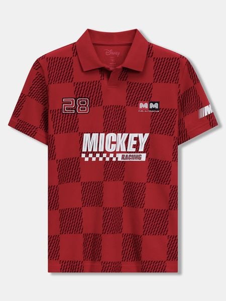 Áo Polo Nam Disney Mickey Grid Form Regular