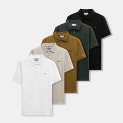 Áo Polo Nam Double Face CVC Essence Form Regular