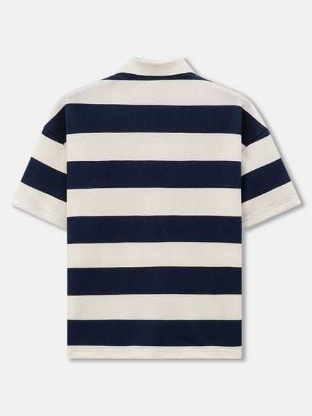 Áo Polo Nam Garfield College Cat Stripe Form Boxy