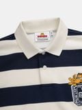 Áo Polo Nam Garfield College Cat Stripe Form Boxy