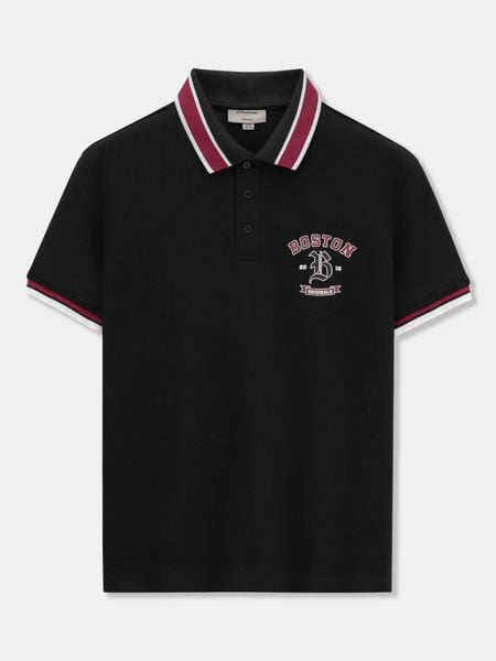 Áo Polo Nam Hoạ Tiết Boston Classic Form Regular
