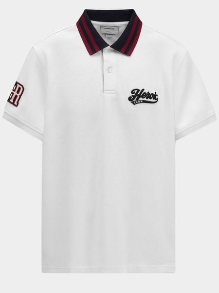 Áo Polo Nam Hoạ Tiết Heroic Form Regular