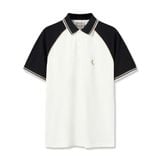 Áo Polo Nam Họa Tiết Raglan Fusion Layers Form Regular