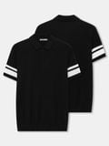 Áo Polo Nam Len Black Ace Form Regular