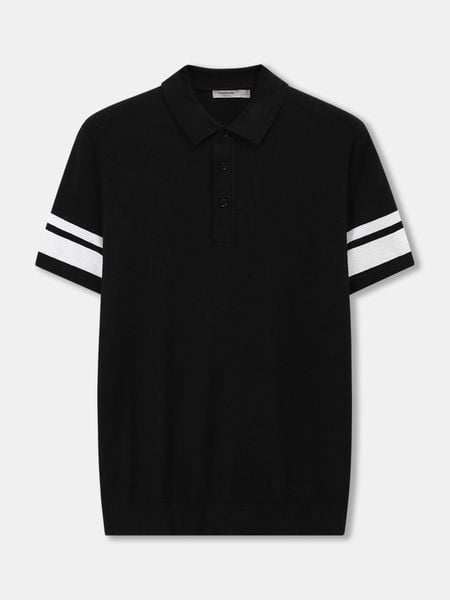 Áo Polo Nam Len Black Ace Form Regular