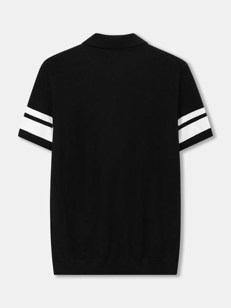 Áo Polo Nam Len Black Ace Form Regular