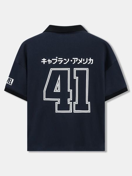 Áo Polo Nam Marvel Super Soldier Form Boxy