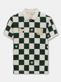 Áo Polo Nam Mickey Checked Form Regular