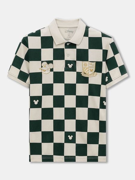 Áo Polo Nam Mickey Checked Form Regular