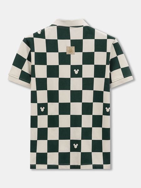 Áo Polo Nam Mickey Checked Form Regular