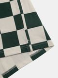 Áo Polo Nam Mickey Checked Form Regular