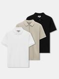 Áo Polo Nam Quarter Zip Form Regular