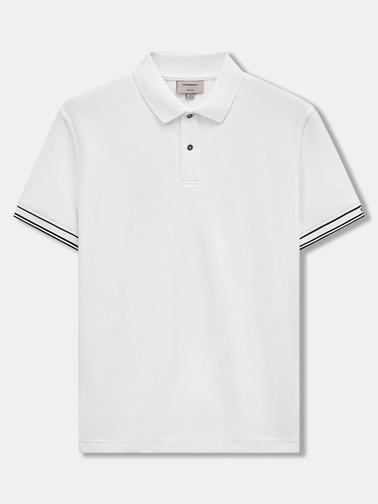 Áo Polo Nam Stripe Egde Form Regular