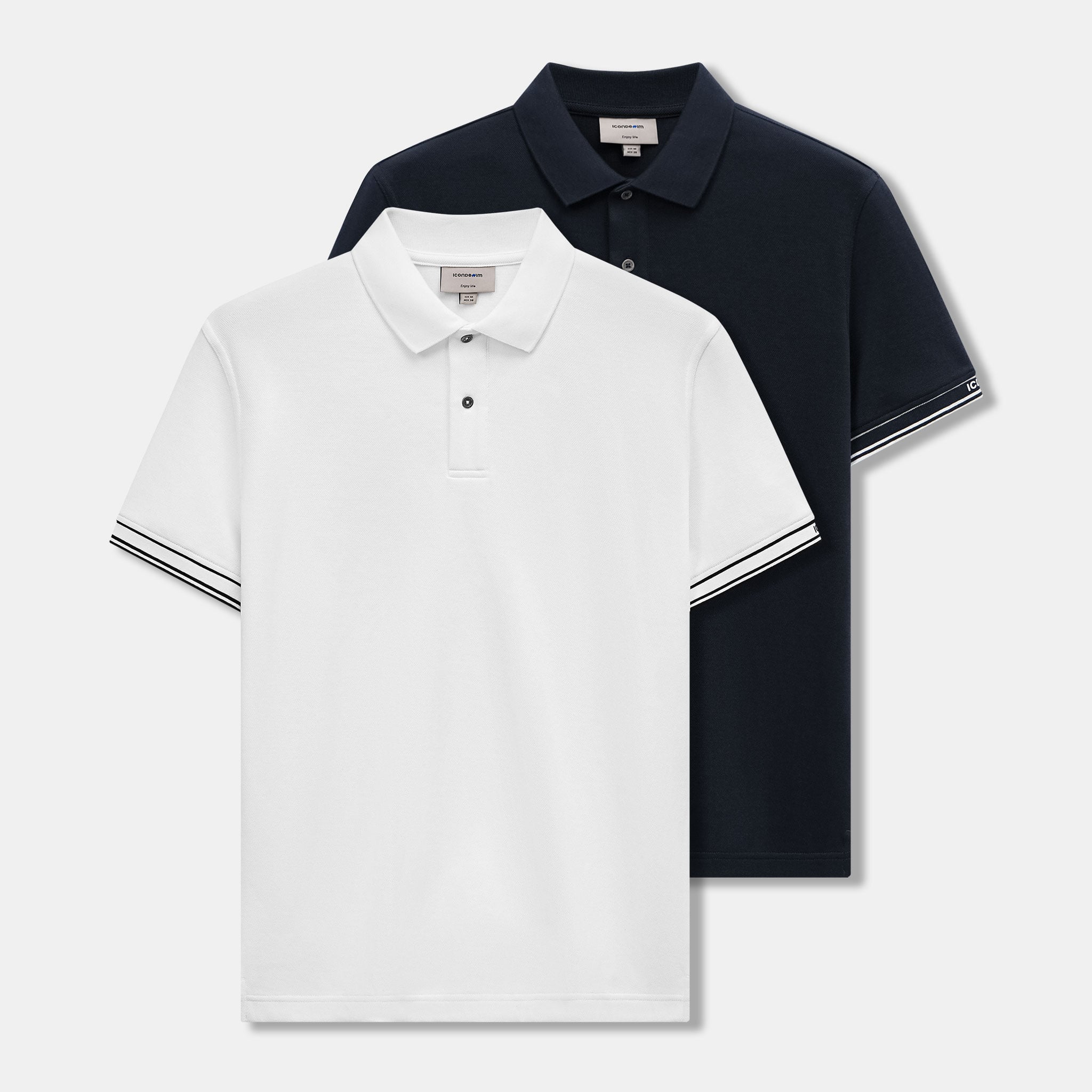 Áo Polo Nam Stripe Egde Form Regular