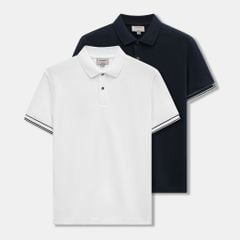 Áo Polo Nam Stripe Egde Form Regular