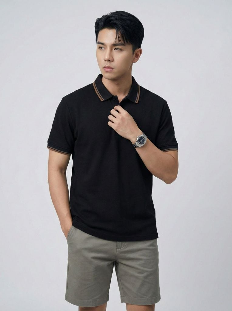 Áo Polo Nam Twin Stripe Form Regular