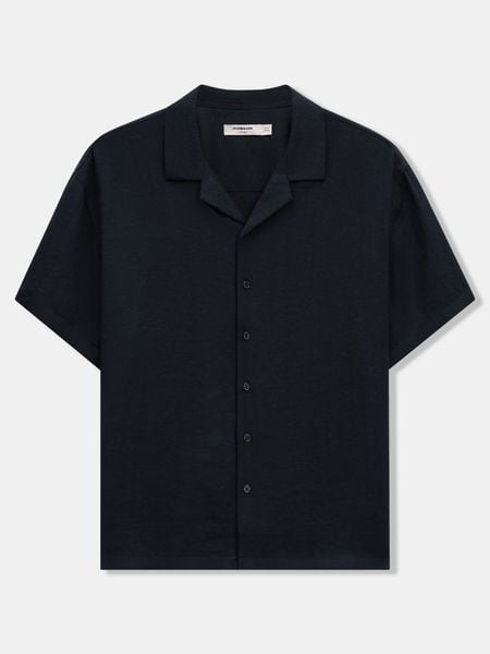 Áo Sơ Mi Cuban Nam Blue Code Linen Form Relaxed
