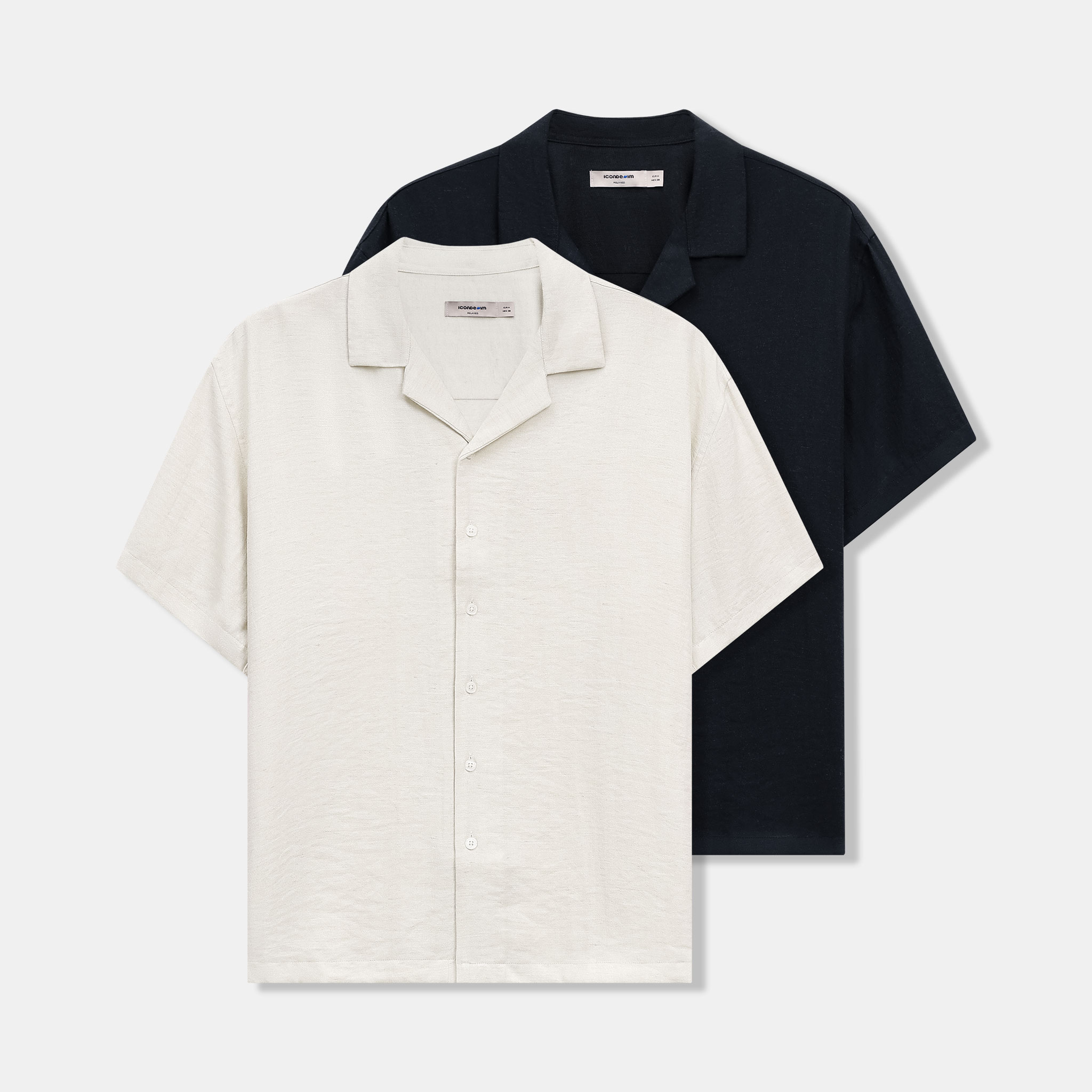 Áo Sơ Mi Cuban Nam Blue Code Linen Form Relaxed