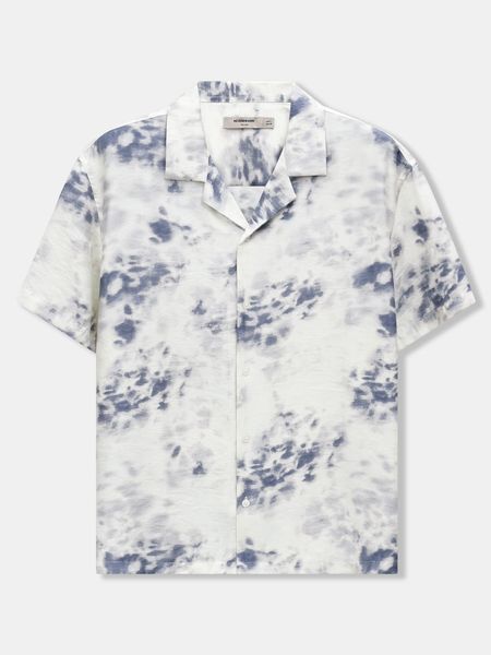 Áo Sơ Mi Nam Cuban Stone Mist Tie-Dye Form Relaxed