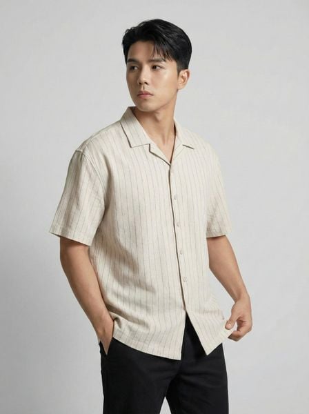 Áo Sơ Mi Nam Cuban Stripe Code Form Relaxed