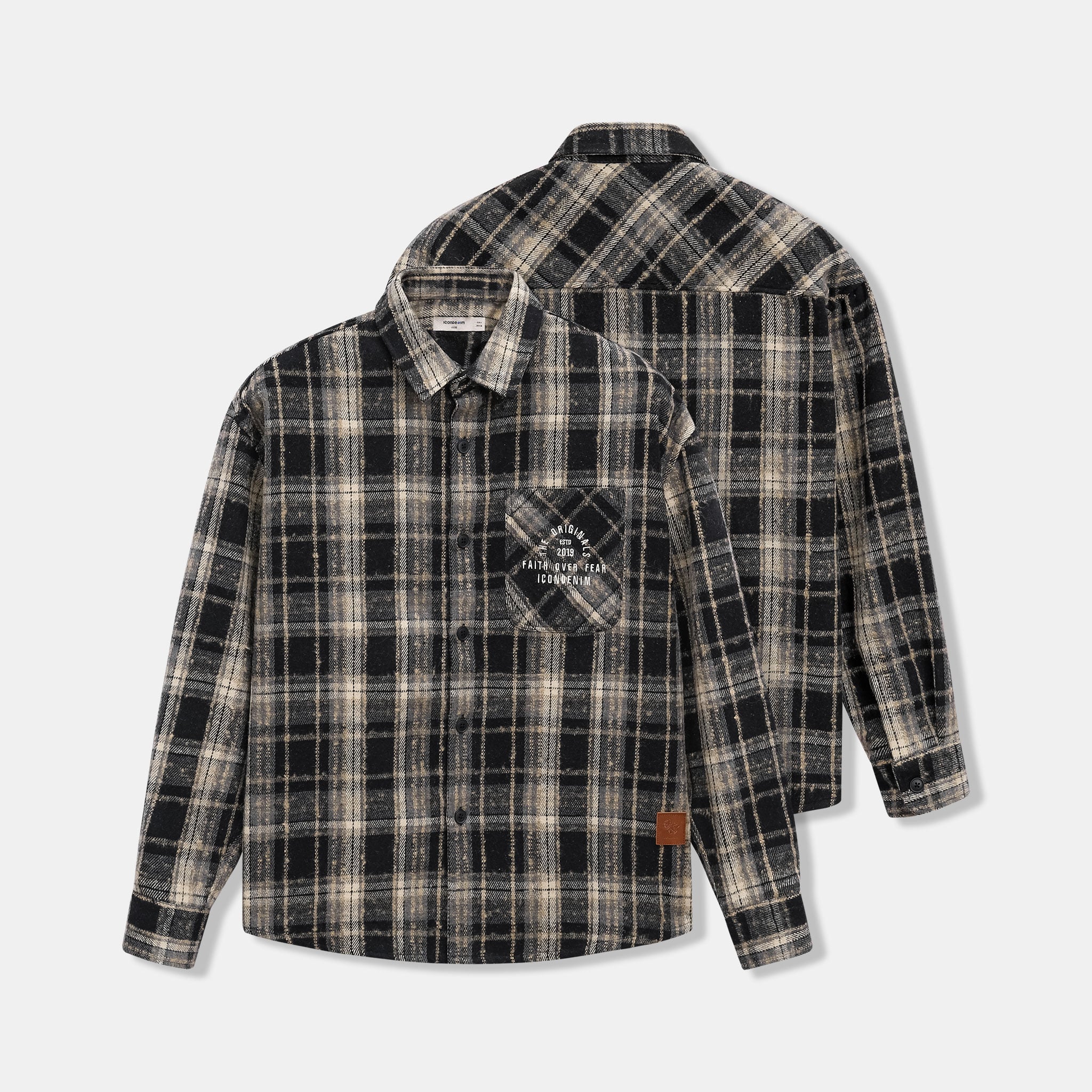 Áo Sơ Mi Nam Tay Dài Flannel Moonset Form Loose