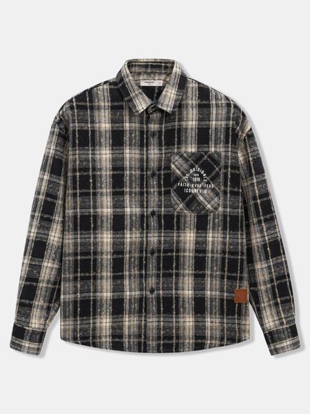 Áo Sơ Mi Nam Flannel Moonset Form Loose