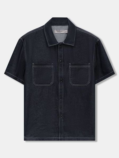 Áo Sơ Mi Nam Iron Indigo Form Boxy