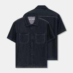 Áo Sơ Mi Nam Iron Indigo Form Boxy