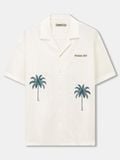 Áo Sơ Mi Nam Tay Ngắn Linen Cuban Littoral Form Relaxed