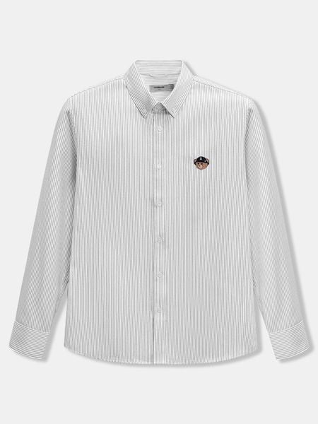 Áo Sơ Mi Nam Tay Dài Rogne Bear Form Slim