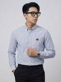 Áo Sơ Mi Nam Tay Dài Rogne Bear Form Slim