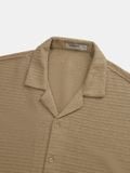 Áo Sơ Mi Nam Tay Ngắn Cuban Riviera Knit Form Relaxed